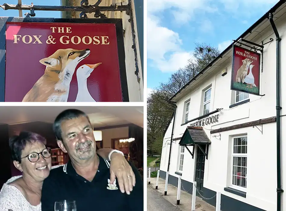 About the fox & goose at coombe bissett, wiltshire